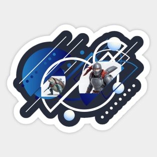 Astract geometric design Sticker